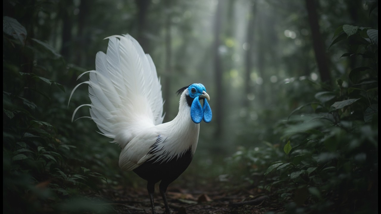 Is This Earth's Most ALIEN Bird? Rare Heart-Tailed Pheasant (Bulwer's) Finally Caught In 4K!