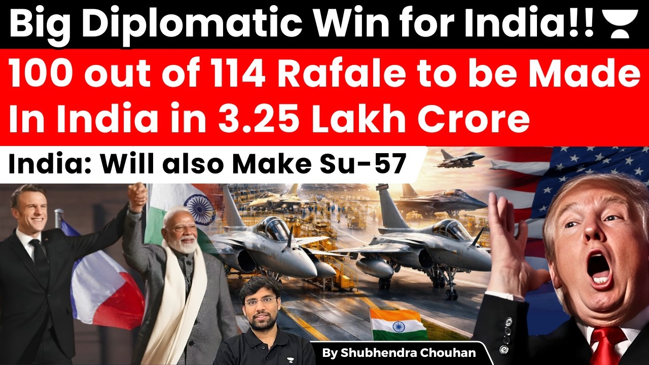 India’s ₹3.25 Lakh Cr Rafale Deal: 100 Jets Made in India, Su-57 Next?