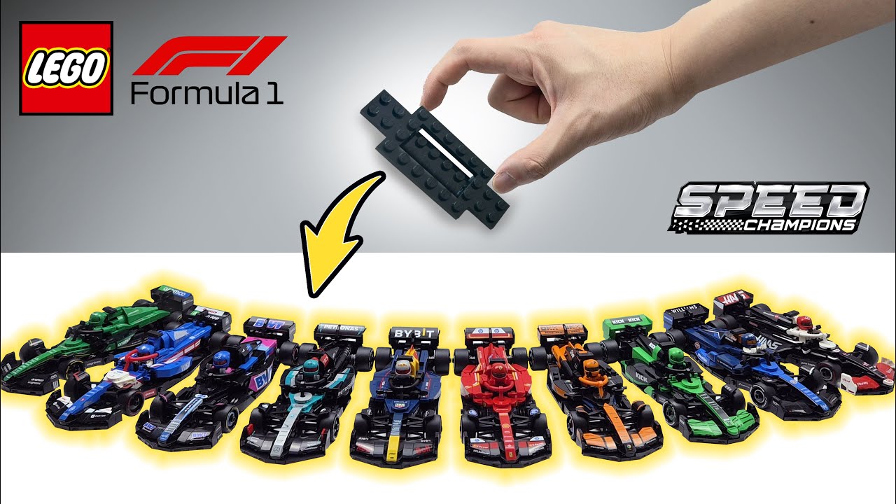 What The Formular1! LEGO F1 Speed Champions All sets Speed Build #LEGO #F1 #Speedbuild
