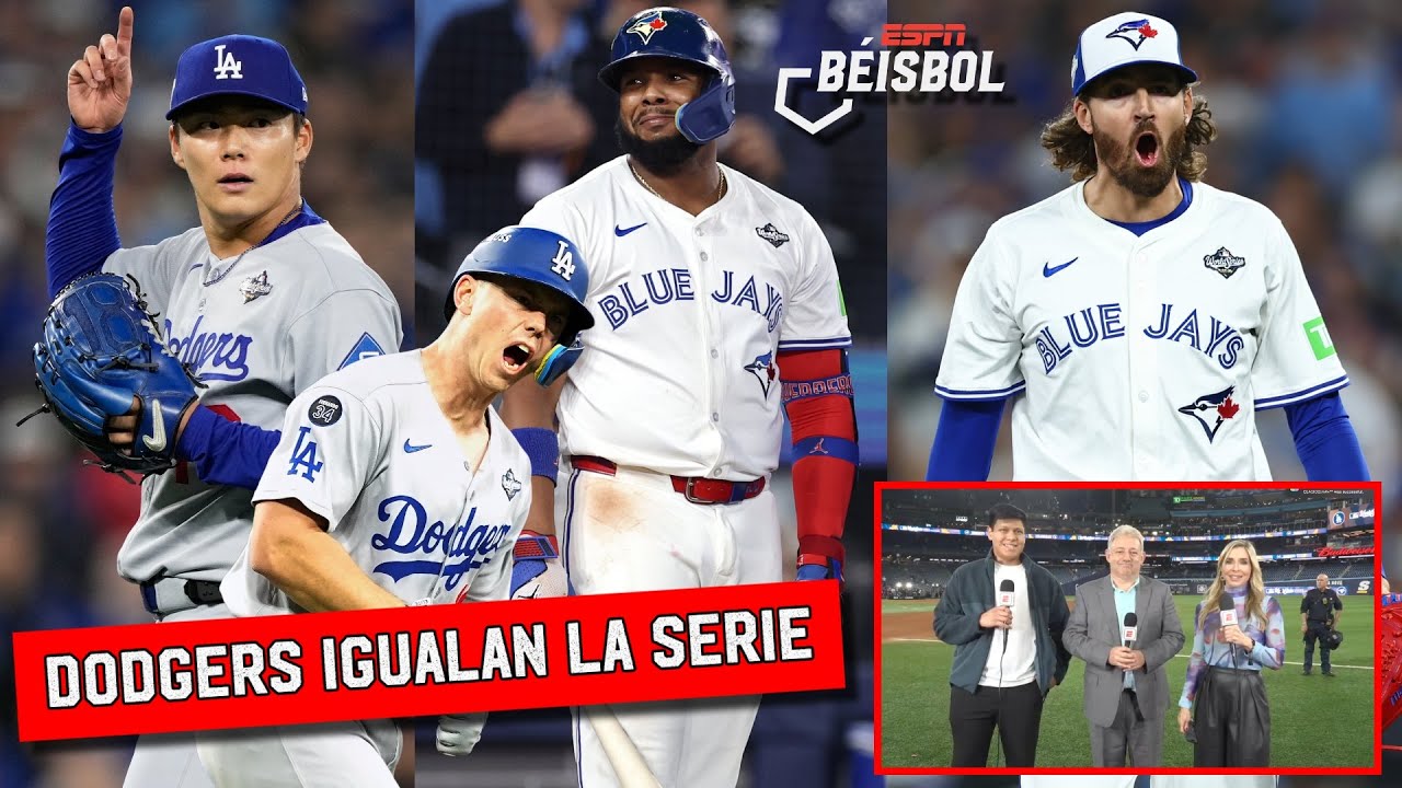 YAMAMOTO LANZA JUEGO COMPLETO y los DODGERS EMPATAN la SERIE MUNDIAL ante BLUE JAYS | ESPN Beisbol