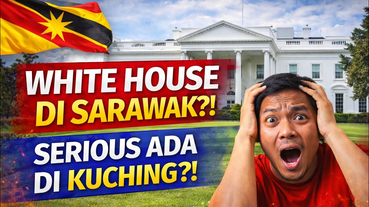 TAK SANGKA! Ada “WHITE HOUSE” di Kuching?! Demak Laut Sampai Buat Saya Terdiam”