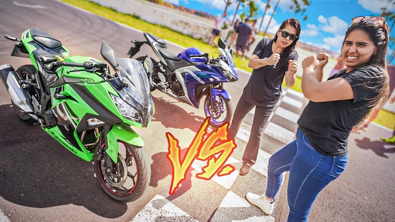 R4CHA ENTRE R3 X NINJA 300 DA MINHA MÃE!!