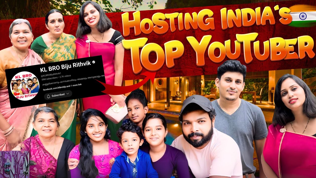 Hosting Top Youtuber of India | Humble and Down to Earth Person Coorg | @KLBROBijuRithvik1