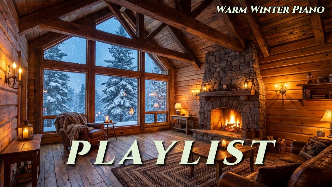 Warm Winter Piano Music to Relax Your Mind and Body ❄️🎹