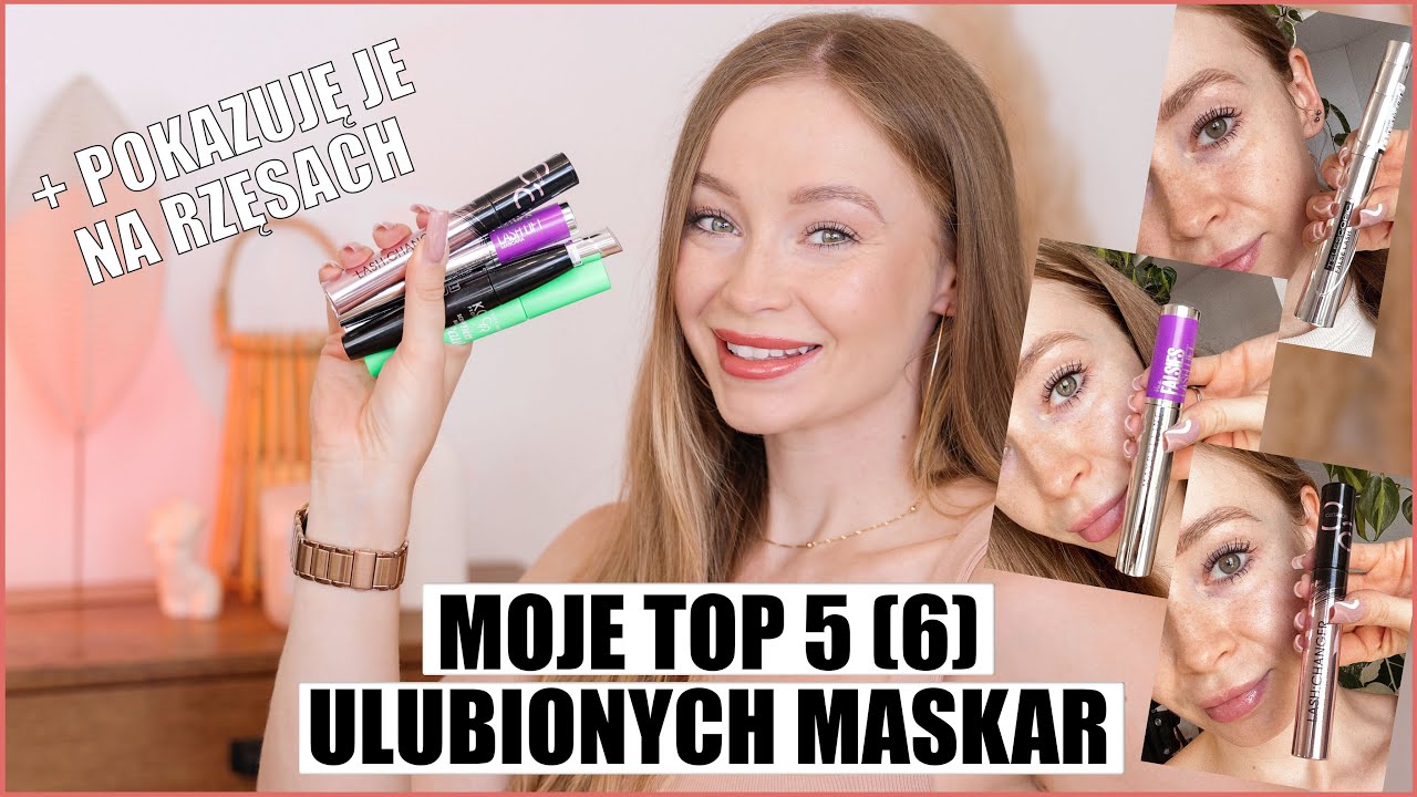 TOP 5 NAJLEPSZE TANIE MASKARY + APLIKUJĘ WSZYSTKIE NA RZĘSY