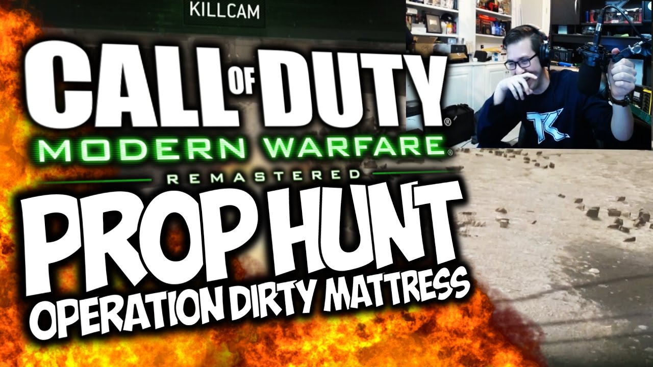 CALL OF DUTY PROP HUNT!! OPERATION DIRTY MATTRESS!