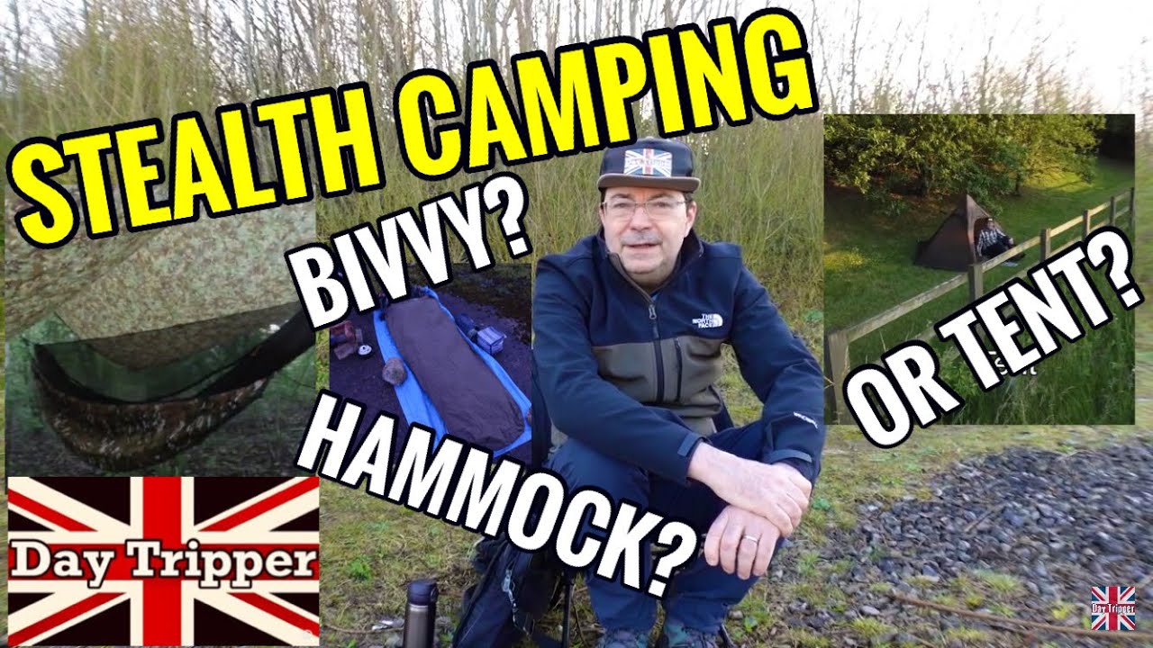 Which Stealth Camping Set up Shelter? Bivvy, Hammock, Tarp, or Tent?