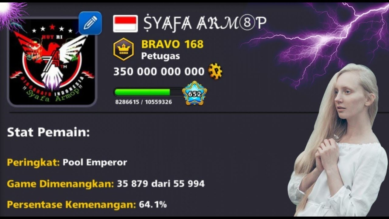 350 Bilion Coins 8 Ball Pool | By Syafa Armop