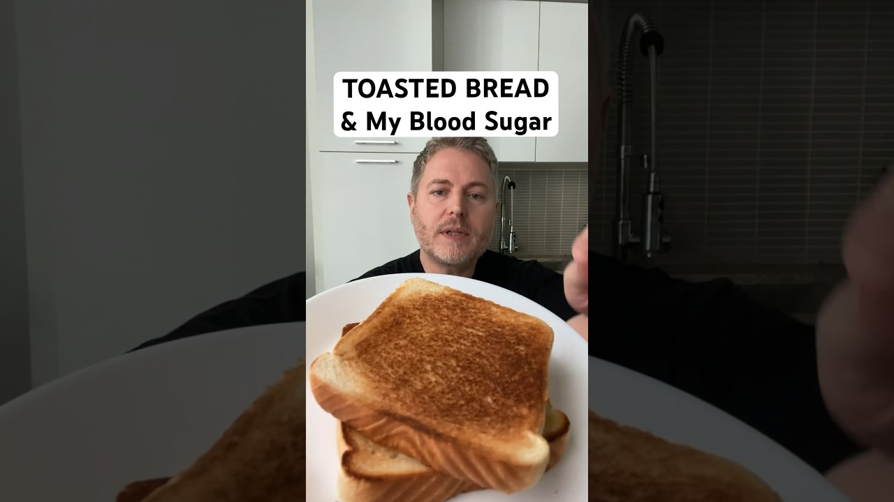 Toasted, previously frozen bread and my blood sugar. #glucose #bloodsugar #insulinresistant1 #bread