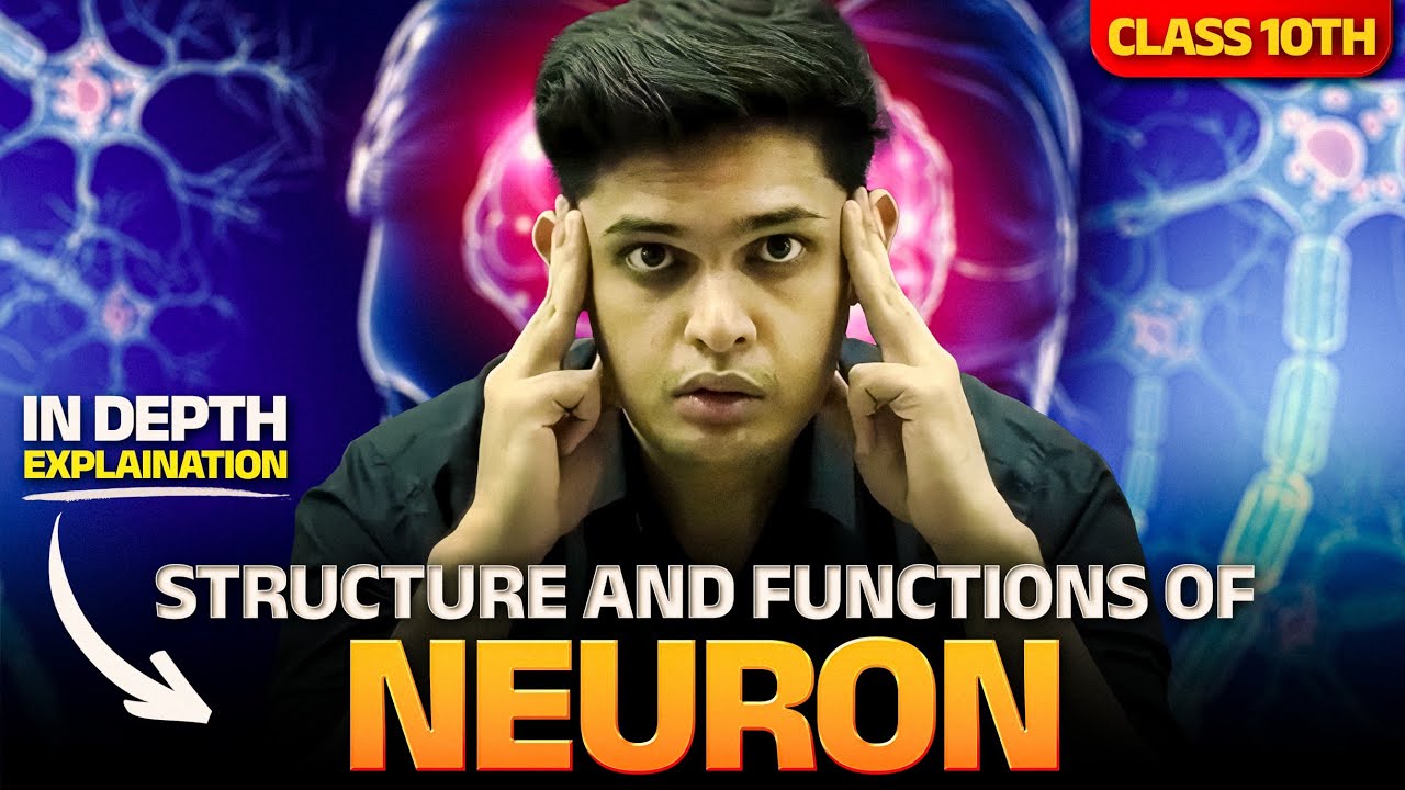 Structure and Functions Of Neuron 🔥|| Control and Coordination| Class 10 science | Prashant kirad