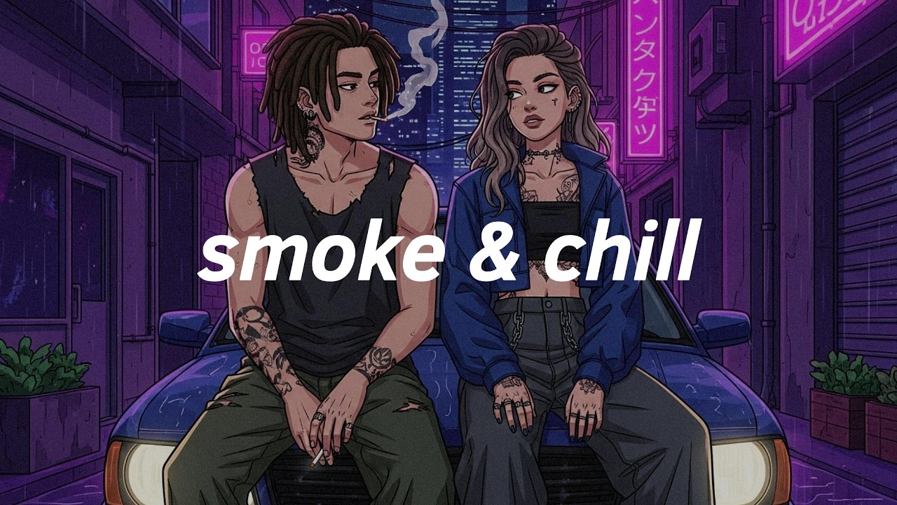Smoke & Chill Mix – Rainy Night Drive | Chill Rap • Stoner Hip Hop • 420 Vibes #7 🌧️