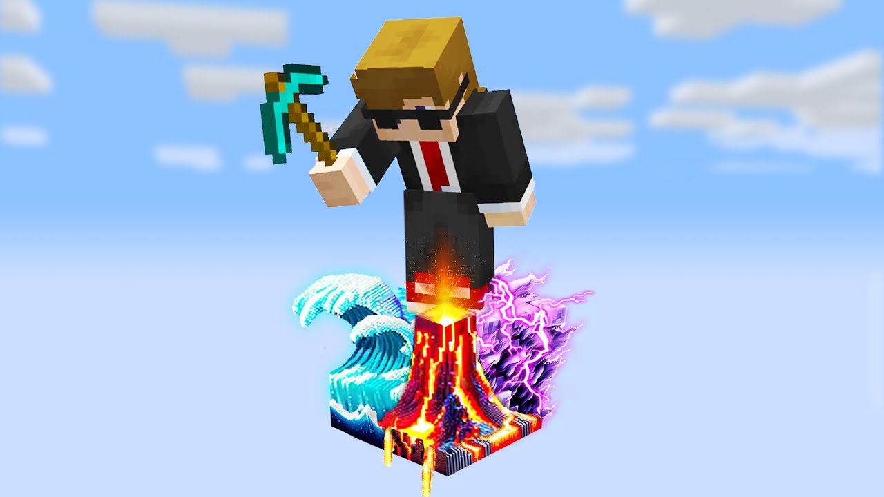 Minecraft, But It's Only One Disaster Block...