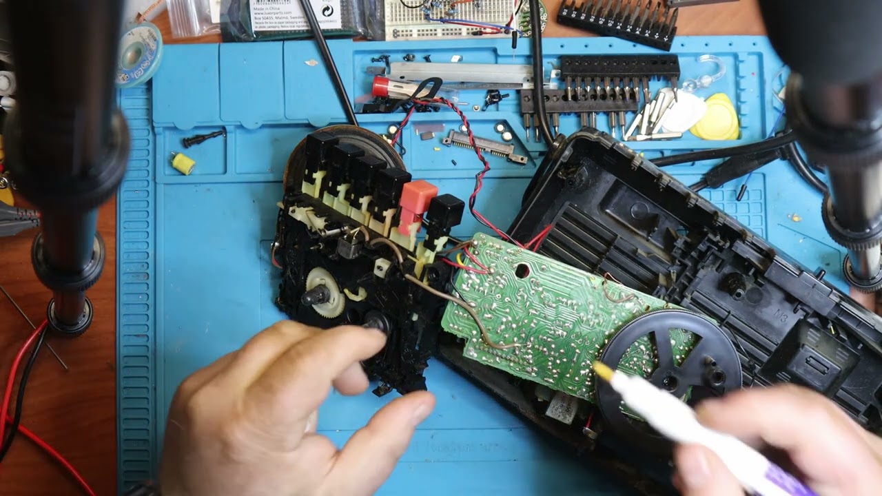 Philips D7180 cassette player + recorder #repair