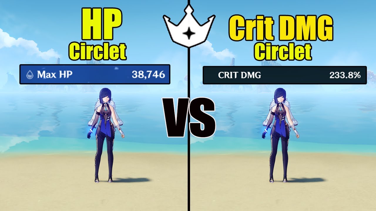 Yelan Crit DMG Circlet VS HP Circlet - BEST Build for Yelan?? // Genshin impact