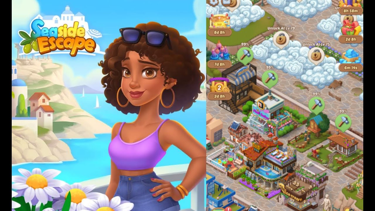 Seaside Escape |  Level 66-67 Part 73  🏝🏖