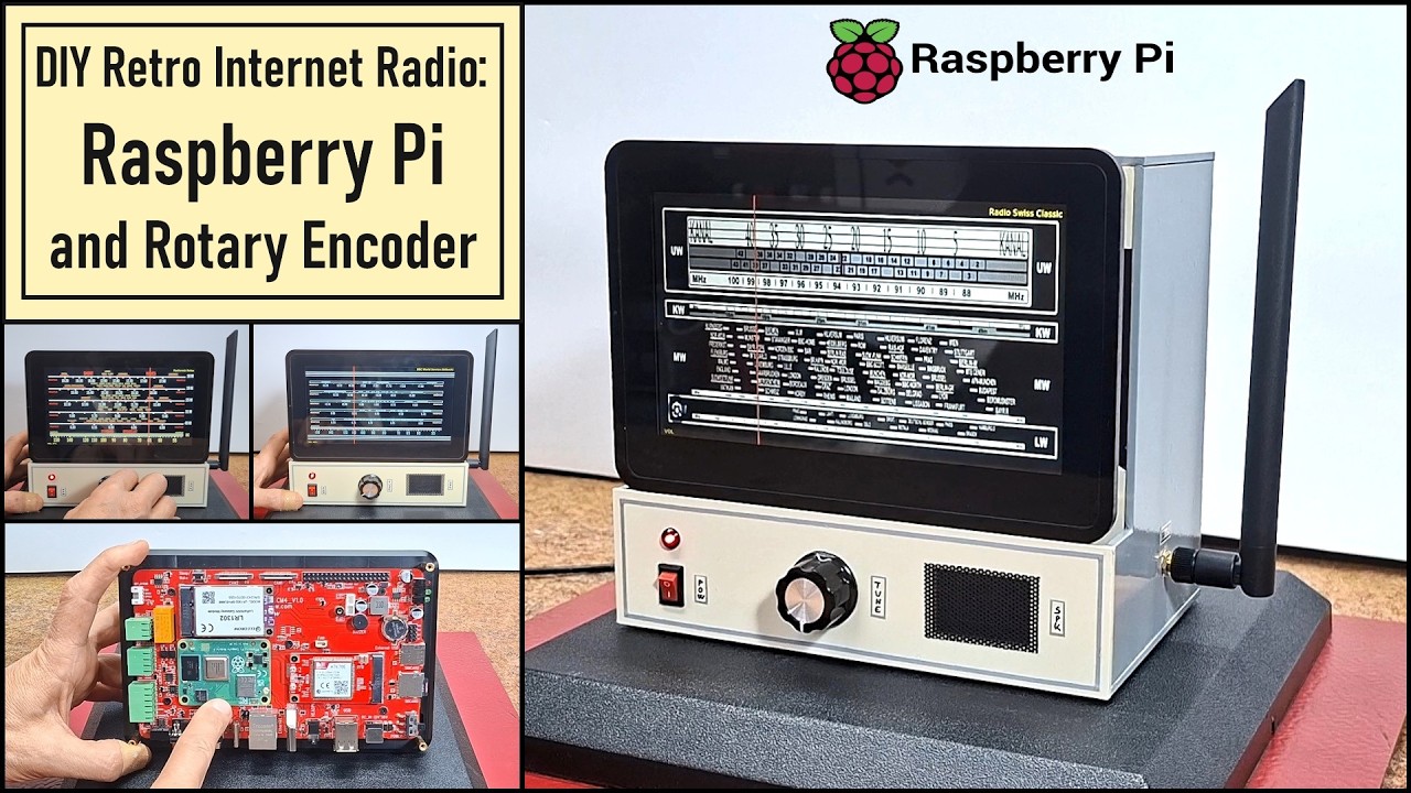 Building a Vintage Tube Style Internet Radio with Raspberry Pi & Rotary Encoder