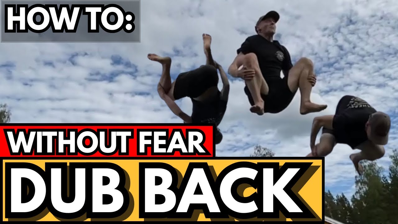 How to DOUBLE BACKFLIP on Trampoline! (WITHOUT FEAR)