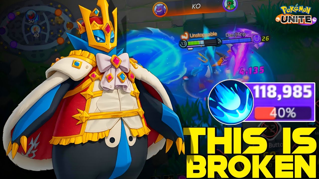 EMPOLEON IS ACTUALLY BROKEN WITH THIS SOLO QUEUE BUILD 😲 | POKEMON UNITE