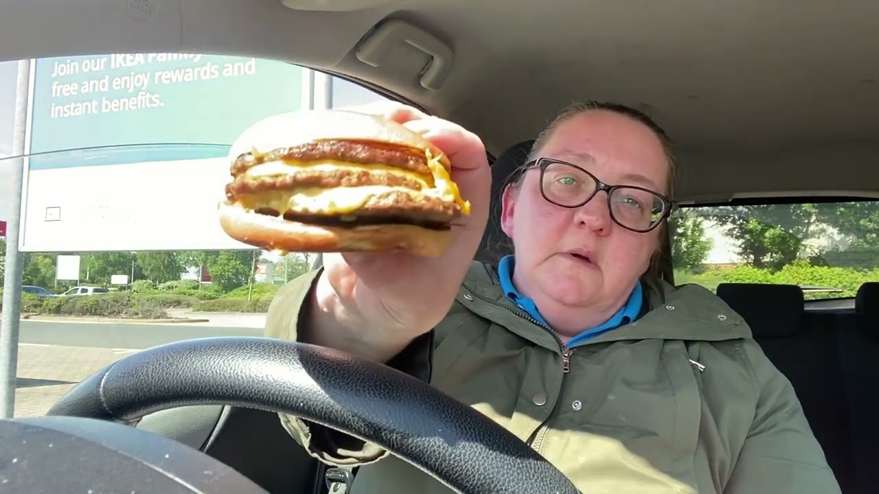 Triple Cheese Burger McDonald’s #mukbang #eatingshow #foodie #uk