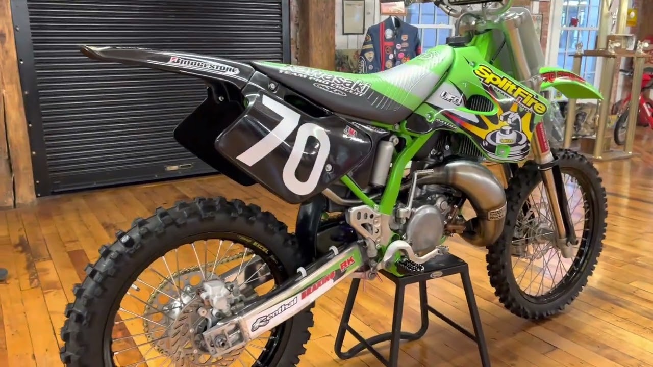 1997 KAWASAKI KX125 CARMICHAEL ROOKIE BIKE REPLICA