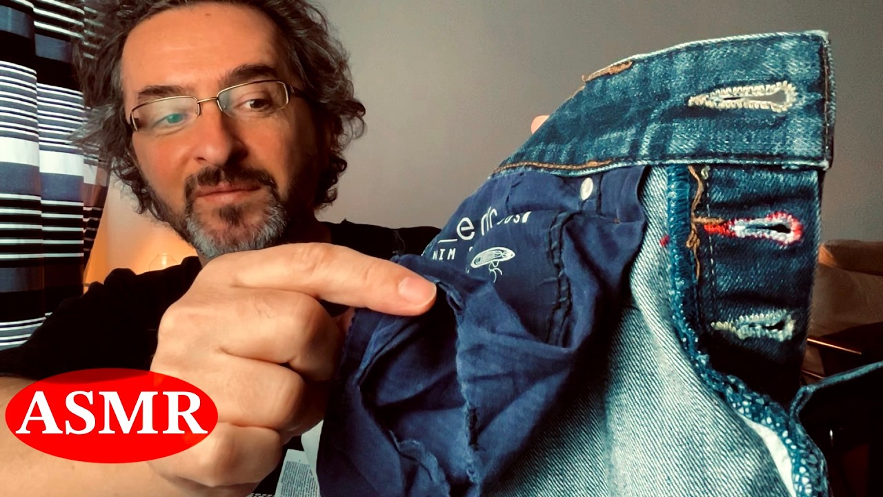 Je raccommode des vêtements abîmés ! ; Tout simplement... #asmr #vlog #couture