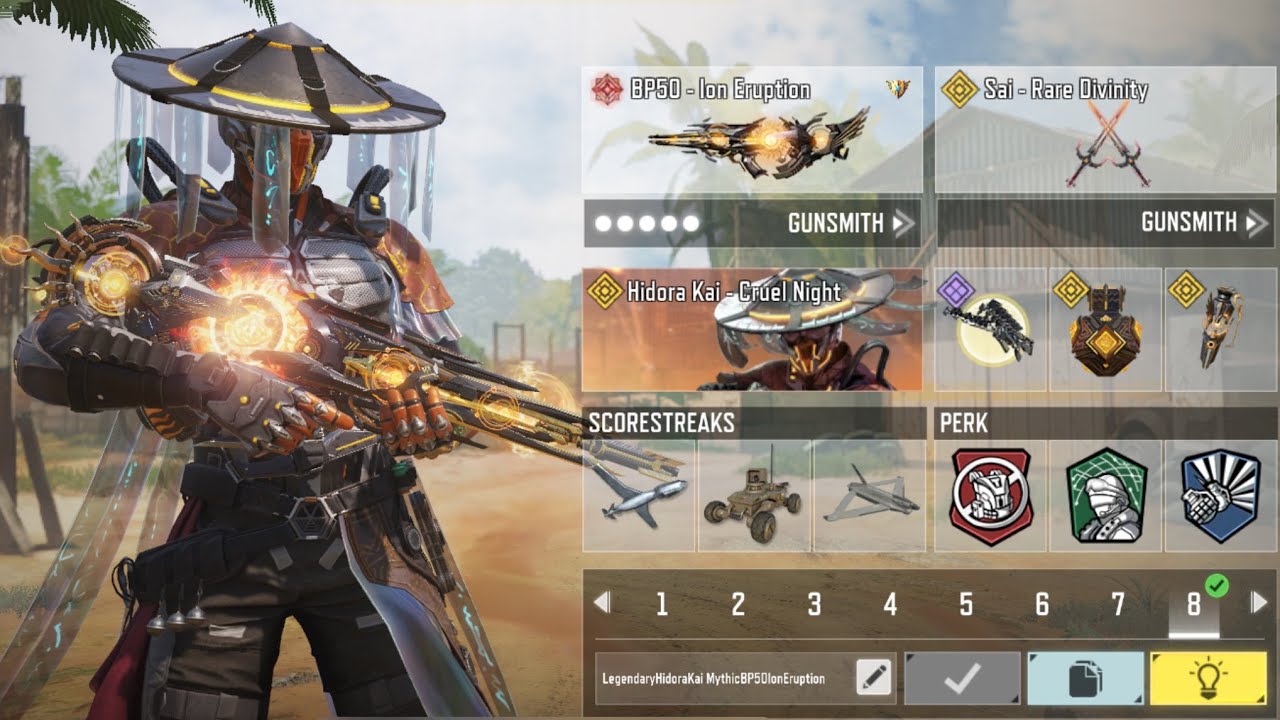 Legendary Hidora Kai is back with the New Mythic BP50 to drop an insane MVP SND, TDM & HP CODM Clips