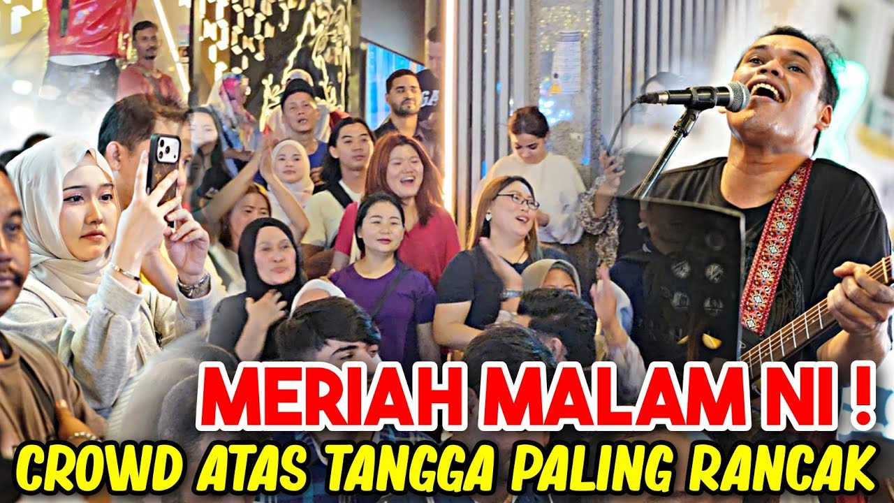 LUAR BIASA respon crowd layan SENTUHAN, sampai pelancong luar pun join menari sekali !