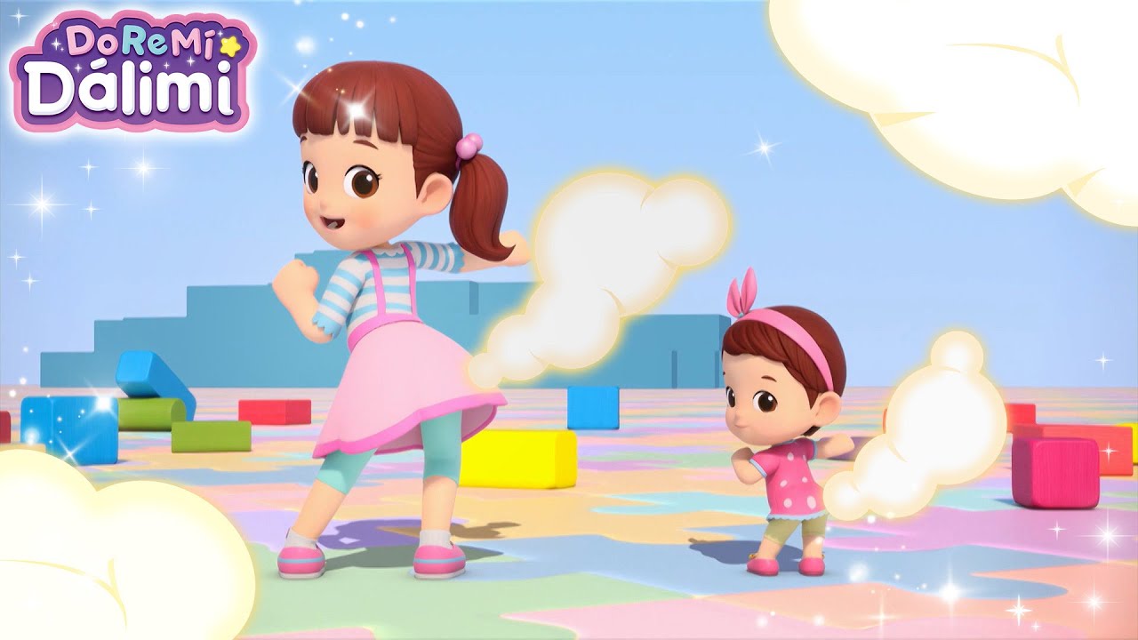 Mi hermana es una máquina de gas✨ EP6💞nursery rhyme🍎animación🎹DoReMi Dálimi en Español Latino #S2