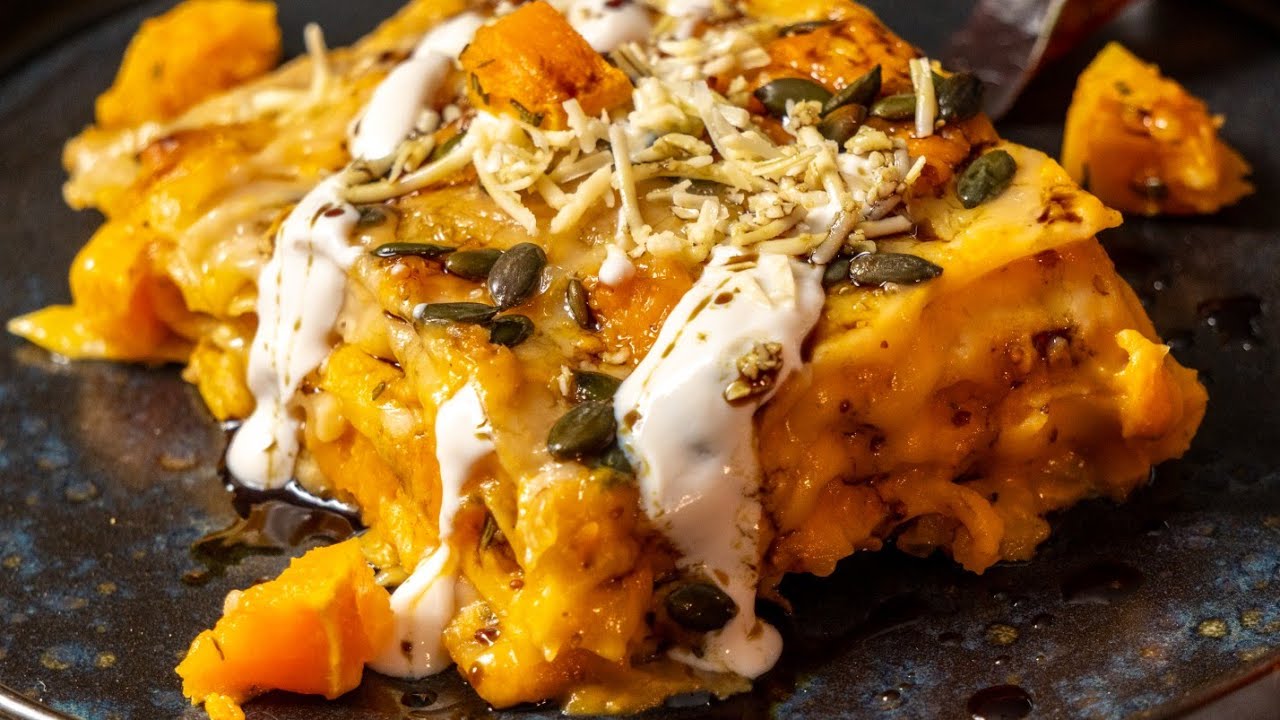 Sütőtökös lasagne 🌱 🎃 