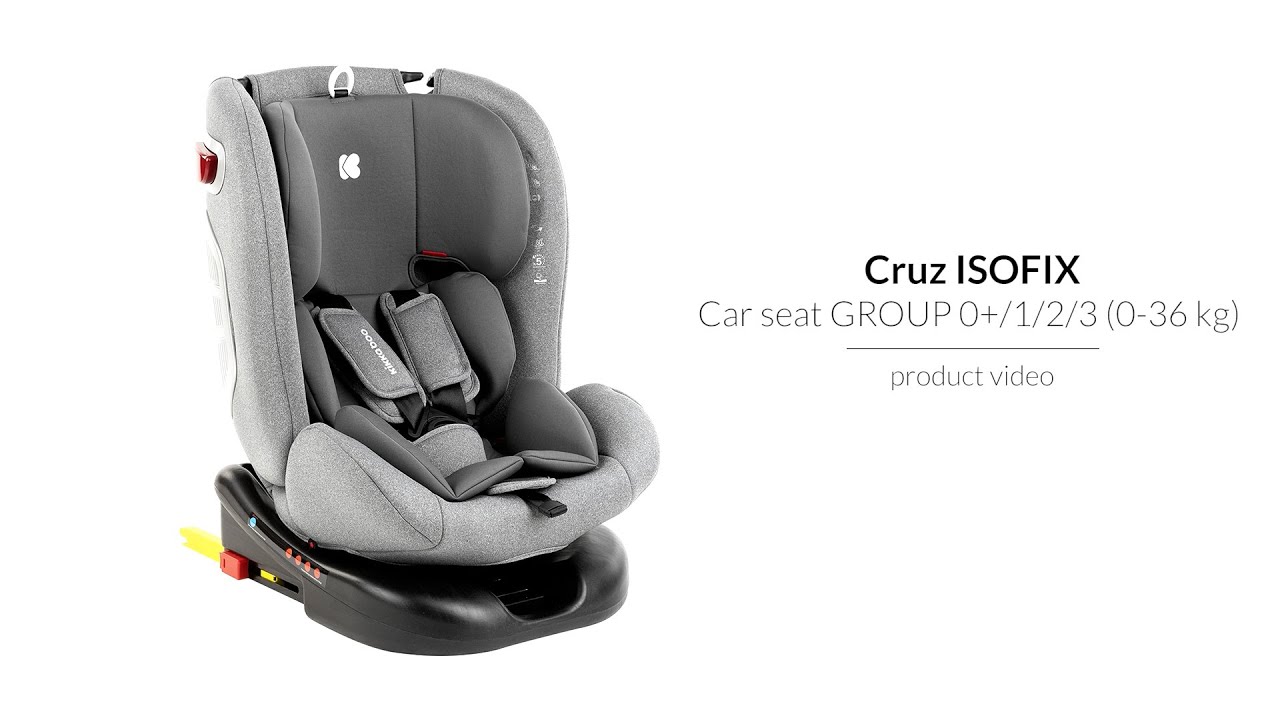 KikkaBoo | Car seat Cruz ISOFIX group 0/1/2/3 (0-36 kg)
