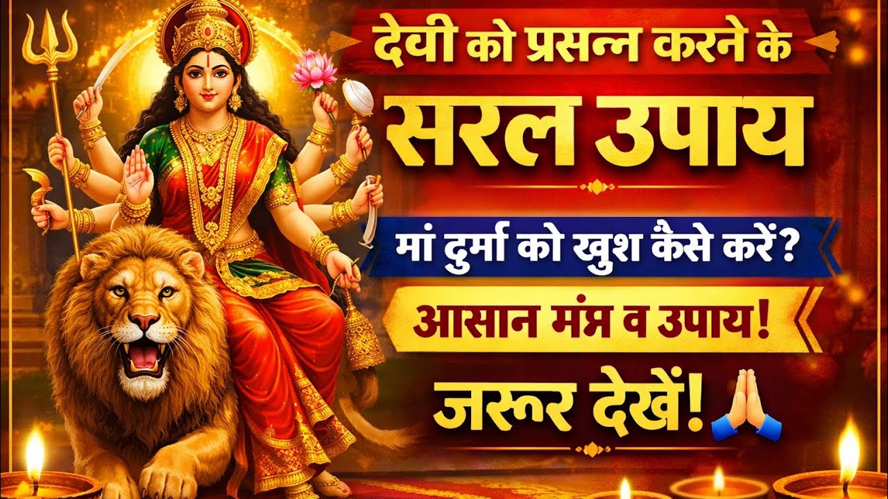  दुर्गा अष्टोत्तर शतनाम पाठ || 🌺 देवी को प्रसन्न करने के लिए सरल पाठ 🌺