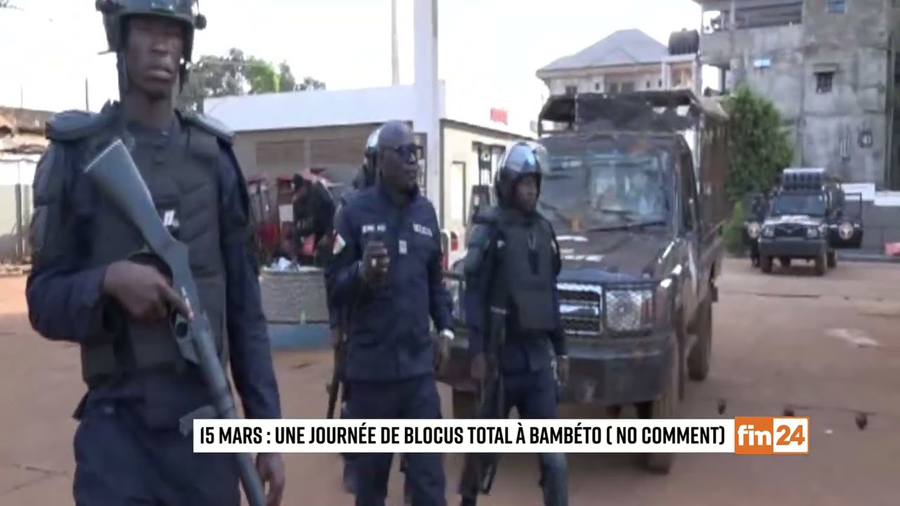 15 Mars : une journée de blocus total à Bambéto ( NO comment)