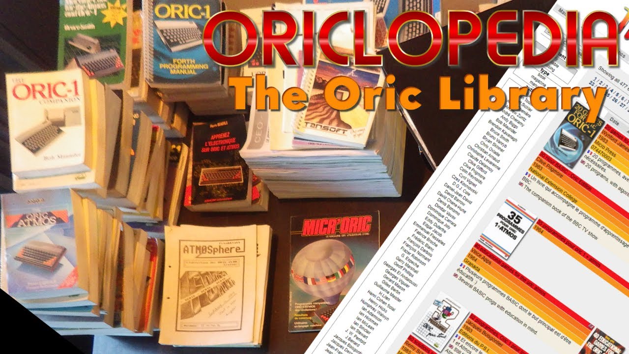 Oriclopedia: The Oric Library