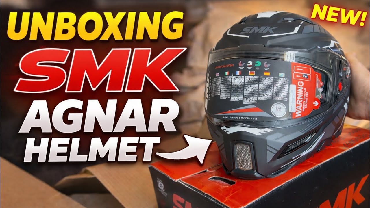 UNBOXING SMK AGNAR HELMET