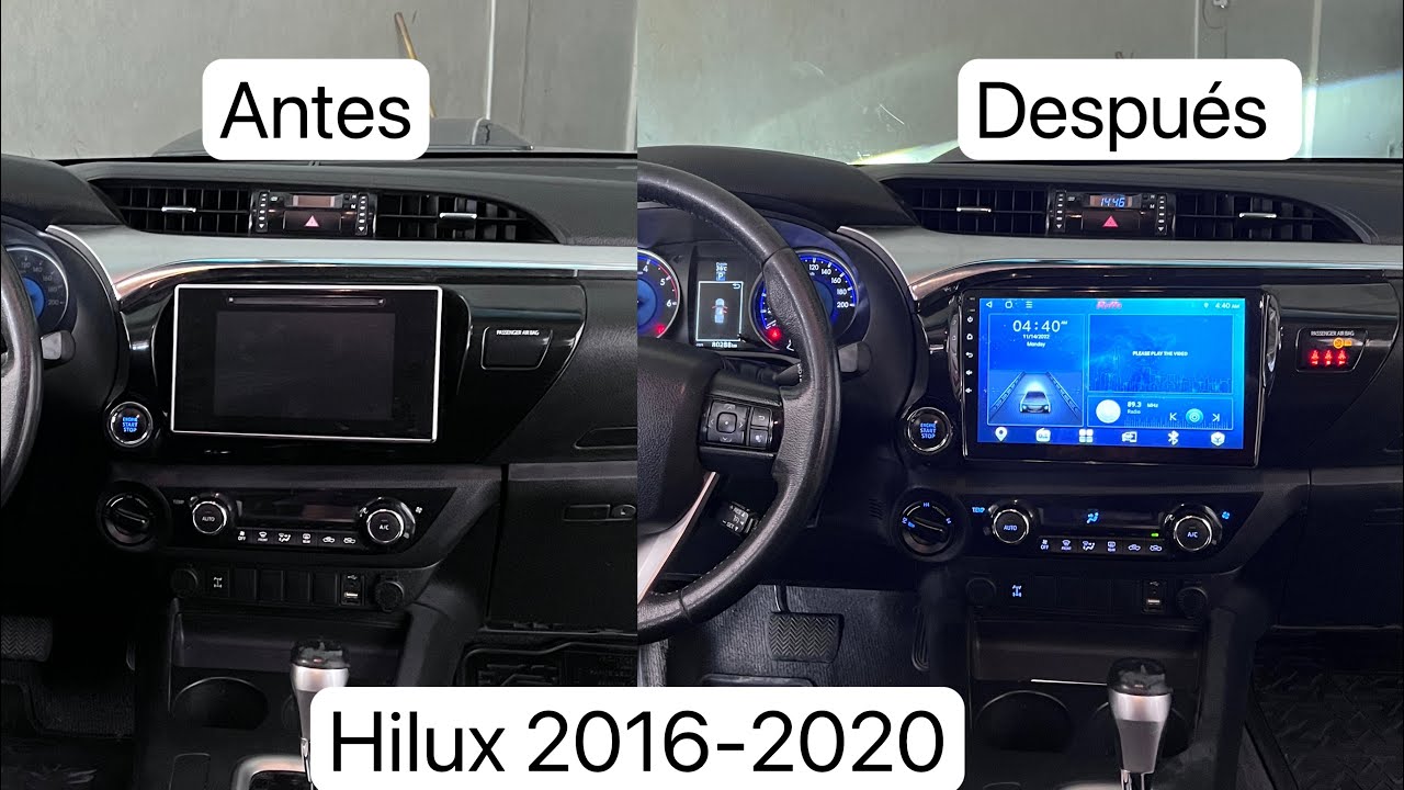 configurar control de volante  instalación radio android hilux 2016 2017 2018 2020