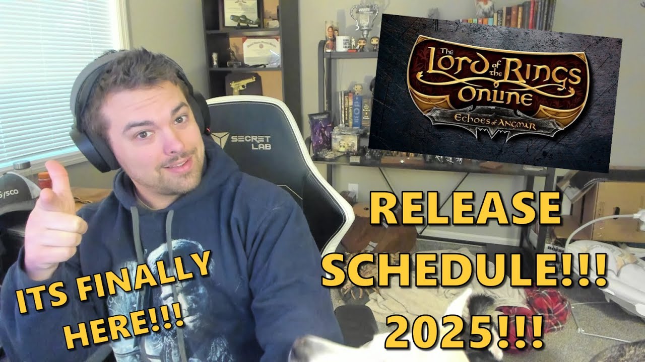 ECHOES OF ANGMAR IS HERE!!! Release Schedule 2025!  And My Relationship With Retail Lotro in 2025!