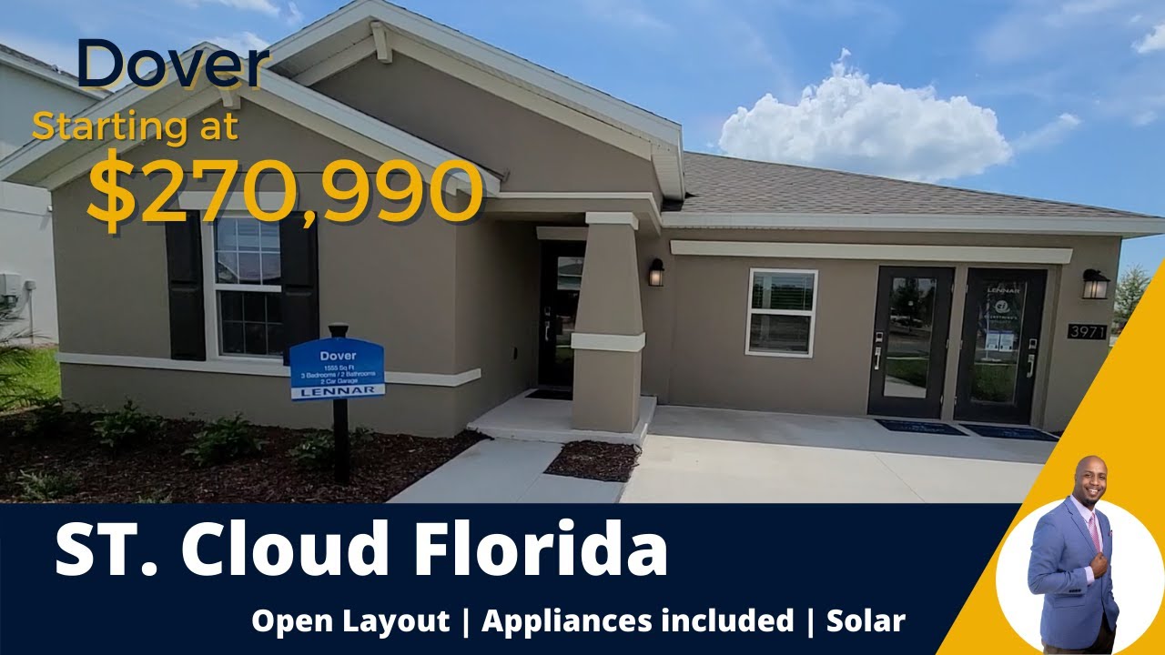 New Construction Homes in St Cloud Florida | Old Hickory | Lennar, Dover Model Tour