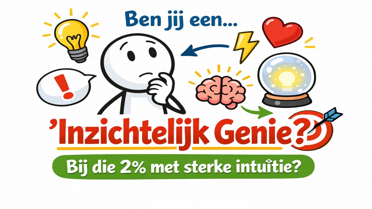 Het ‘Inzichtelijke Genie’: Behoor jij tot de 2% met extreme intuïtie?