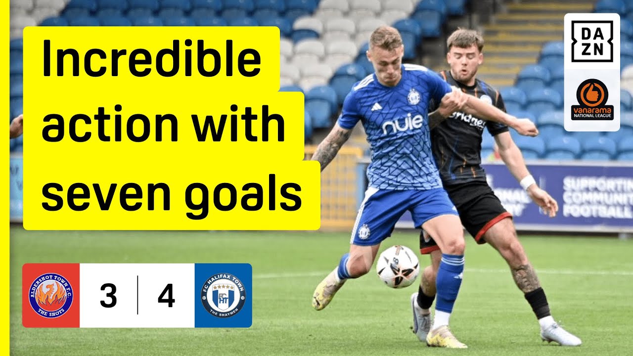 Entertaining 7-goal contest! | Aldershot Town 3-4 Halifax Town | National League Highlights