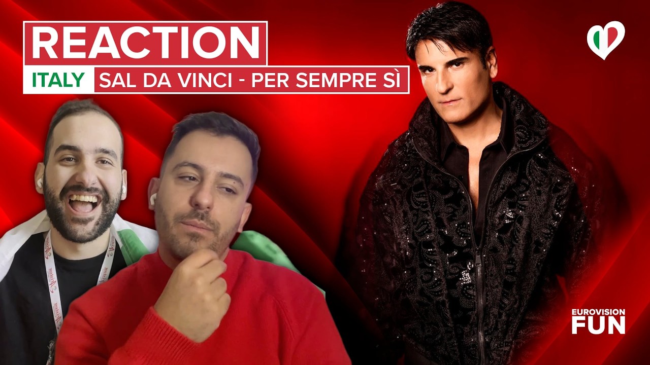🇮🇹 Italy Eurovision 2026 (Reaction) - Sal Da Vinci - 