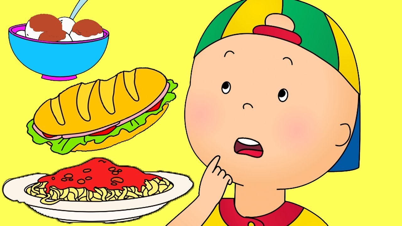Funny Animated cartoons Kids | 🍔 Hungry Caillou 🤤 | WATCH ONLINE | Cartoons for Children