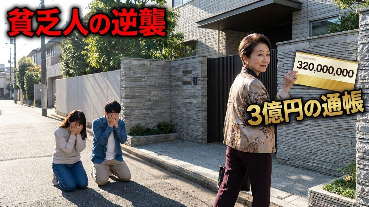 貧乏人と追い出された母…翌日、3億下ろして消えた衝撃の真実