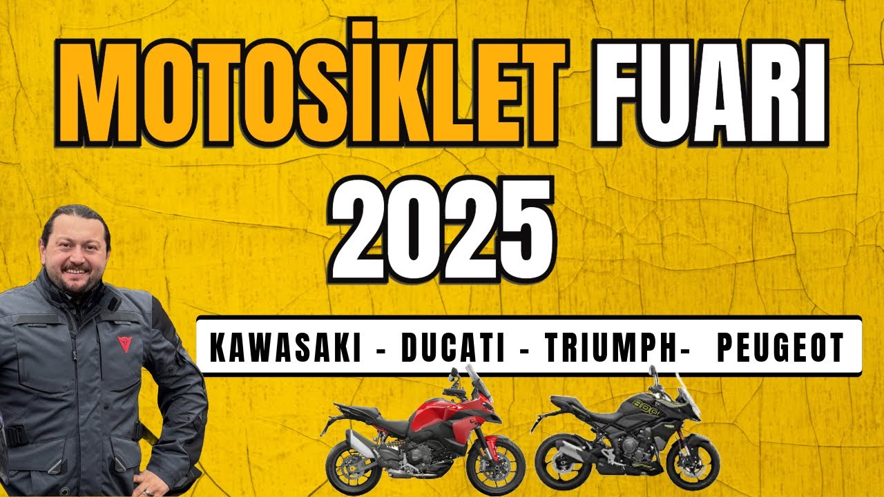 2025 Motosiklet Fuarı Başladı! | Kawasaki | Ducati | Triumph | Peugeot