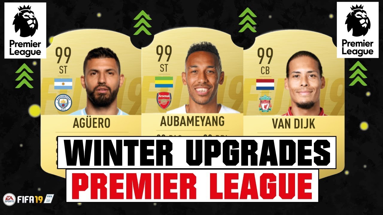 FIFA 19 WINTER UPGRADES PREMIER LEAGUE 🔥😳| FT. AUBAMEYANG, AG&Uuml;ERO, VAN DIJK... etc