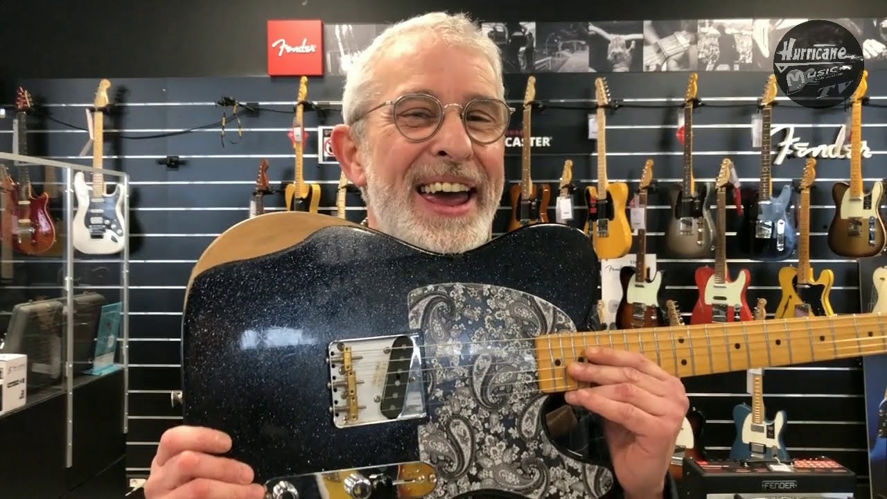 Fender Artist Brad Paisley Road Worn Esquire Signature Black