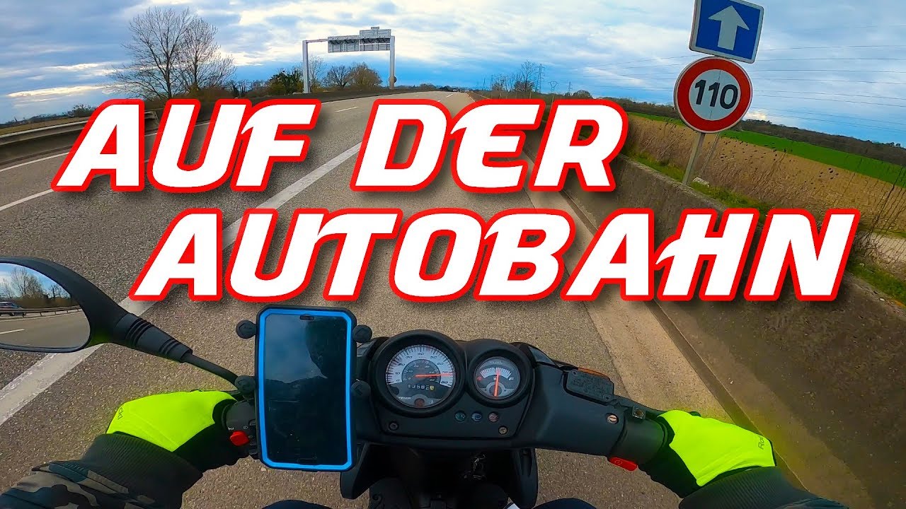 Auf der Französischen Autobahn 😱 2/2 / Roller Tour nach Frankreich