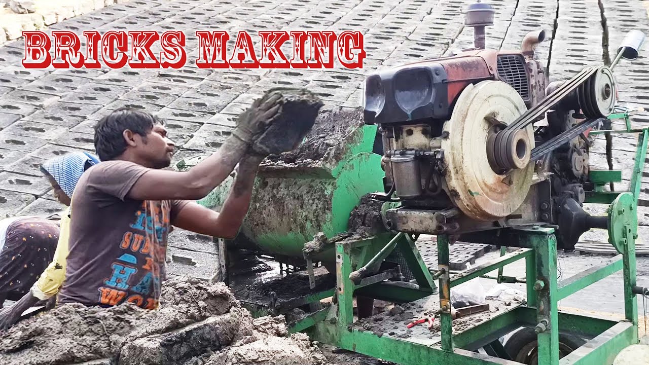 How to Get Mud BRICKS Minecraft use Semi Automatic Machine And Firing - Small Scale Industries