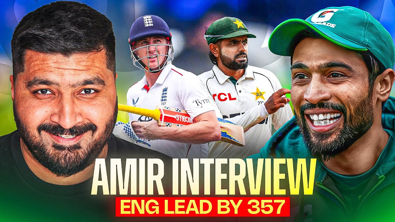 Amir interview with Furqan Bhatti | Pakistan vs England Lords Test Day 3 | ENG: 177-7 Lead by 357 |