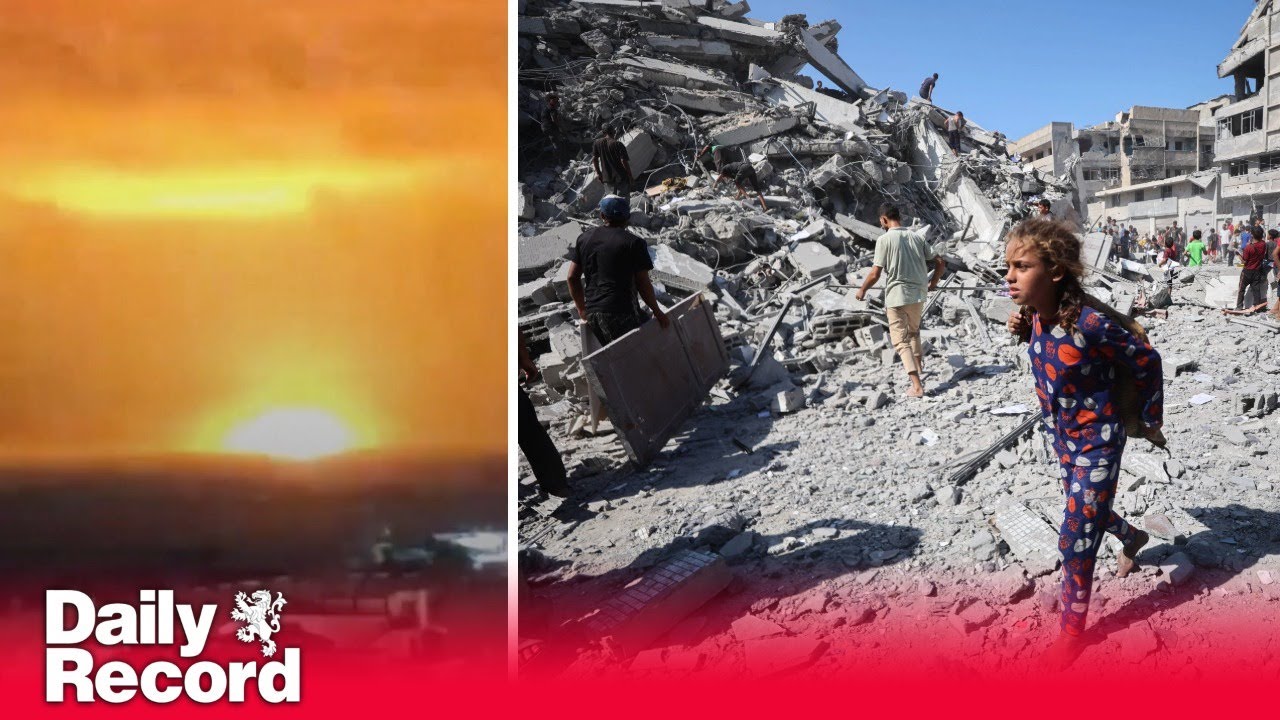 Israel says &lsquo;Gaza is burning&rsquo; after heavy strikes overnight bombard the city