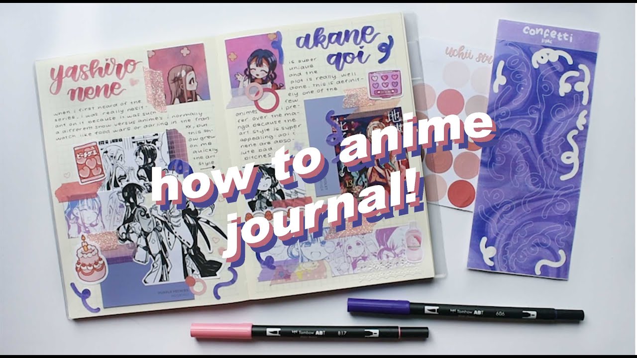 how to anime journal